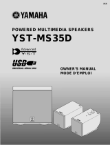 Yamaha YST-MS35D Le manuel du propriétaire