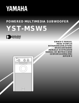 Yamaha YST-MSW5 Manuel utilisateur