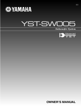 Yamaha YST-SW005 Le manuel du propriétaire