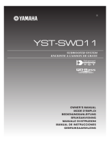 Yamaha YST-SW011 Le manuel du propriétaire