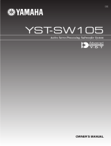 Yamaha YST-SW105 Le manuel du propriétaire