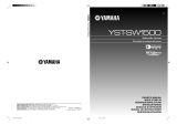 Yamaha YST-SW1500 Le manuel du propriétaire
