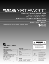 Yamaha YST-SW200 Le manuel du propriétaire