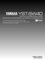 Yamaha YST-SW40 Le manuel du propriétaire