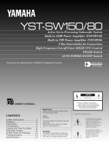Yamaha YST-SW150/80 Manuel utilisateur