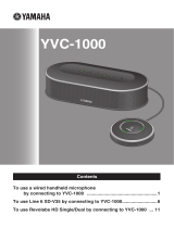 Yamaha YVC-1000 Manuel utilisateur