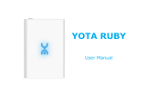 Yota Devices Ruby Manuel utilisateur