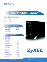 ZyXEL Communications NSA-210 Manuel utilisateur