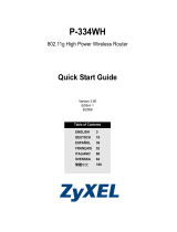 ZyXEL 802.11g Manuel utilisateur