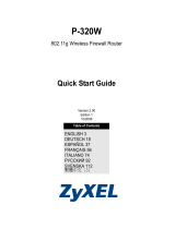 ZyXEL 802.11g Manuel utilisateur