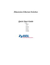 ZyXEL Dimension Ethernet Switches Manuel utilisateur