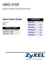 ZyXEL Communications NBG-318S Le manuel du propriétaire