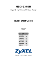 ZyXEL Communications NBG-334SH Manuel utilisateur