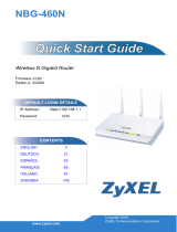 ZyXEL Communications NBG-460N Guide de démarrage rapide
