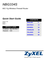 ZyXEL nbg334s Le manuel du propriétaire