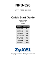ZyXEL Communications Printer NPS-520 Manuel utilisateur