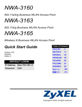 ZyXEL Communications NWA-3160 Guide de démarrage rapide