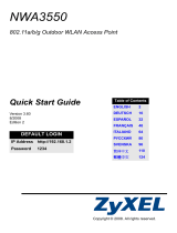 ZyXEL NWA3550 Le manuel du propriétaire