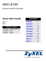 ZyXEL Network Device NXC-8160s Manuel utilisateur