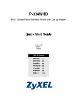 ZyXEL P-334WHD Manuel utilisateur