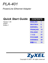 ZyXEL PLA-401 - V3.0.5 Manuel utilisateur
