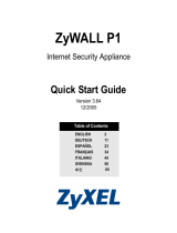 ZyXEL ZYWALL P1 Manuel utilisateur
