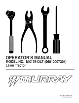 Murray MX17542LT Manuel utilisateur