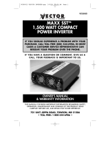 Vector MAXX SST VEC050D Le manuel du propriétaire