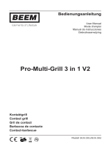 Beem Pro-Multi-Grill 3 in 1 V2 Manuel utilisateur