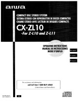 Aiwa CX-ZL10 Manuel utilisateur