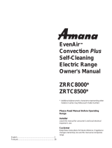 Amana ZRRC8000 Manuel utilisateur