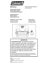 Coleman 9930 Series Manuel utilisateur