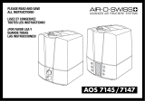 Air-O-Swiss AOS 7145 Ultrasonic Instructions For Use Manual