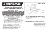 Black & Decker LCS120 Manuel utilisateur