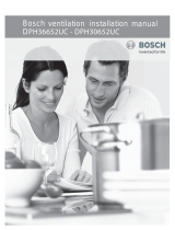 Bosch DPH36352U Guide d'installation