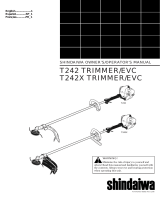 Shindaiwa T242 Manuel utilisateur