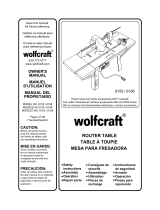 Wolfcraft Table 6155 Manuel utilisateur