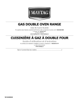 Maytag GAS DOUBLE OVEN RANGE Mode d'emploi