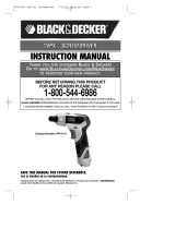 BLACK+DECKER VPX1101 Manuel utilisateur