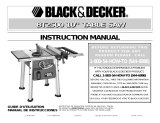 Black & Decker BT2500 Manuel utilisateur