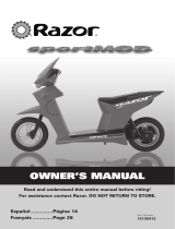 Razor Sportmod Le manuel du propriétaire