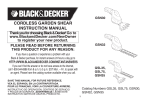 Black & Decker GSN35 Mode d'emploi