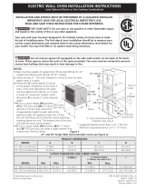 Electrolux EI27EW35JS Installation Instructions Manual