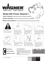 WAGNER 905 Power Steamer Le manuel du propriétaire