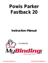 Powis Parker FastBack Model 11 Manuel utilisateur