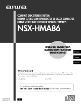 Aiwa NSX-HMA86 Mode d'emploi