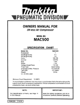 Makita MAC500 Le manuel du propriétaire