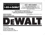 DeWalt DC618K Manuel utilisateur