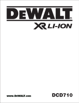 DeWalt DCD710 T 1 Le manuel du propriétaire