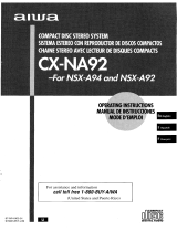 Aiwa NSX-A92 Manuel utilisateur